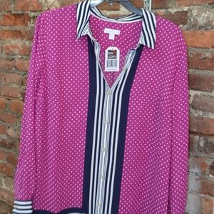 CHARTER CLUB WOMENS SHIRT